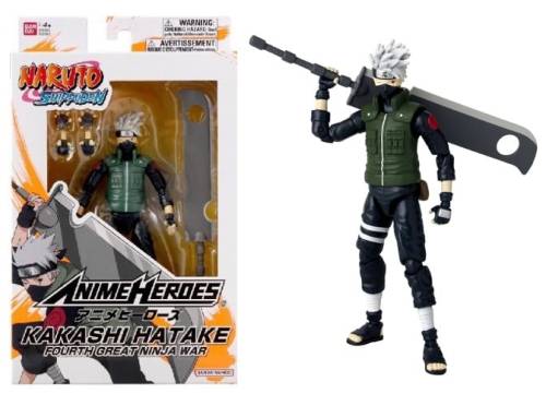 NARUTO - Kakashi Fourth Great Ninja War Wave 8 Figure - Anime Heroes 17cm