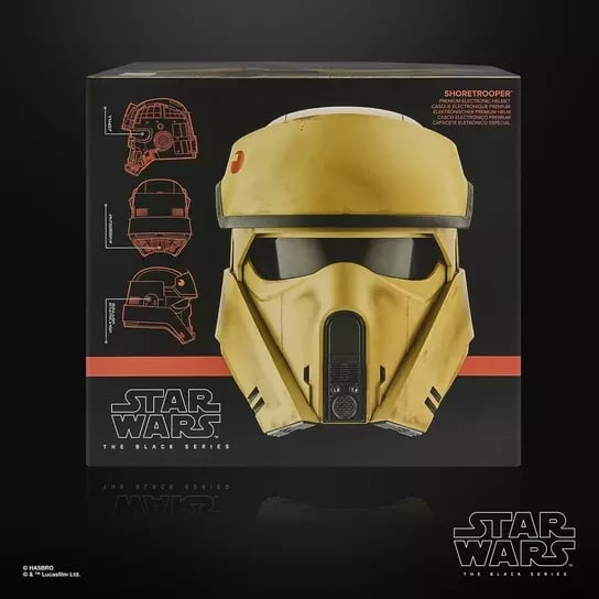 STAR WARS - Elektroniczny hełm Shoretrooper z czarnej serii