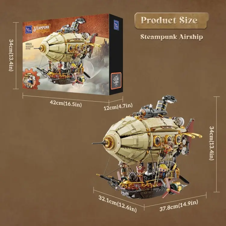 PANTASY - Sterowiec steampunkowy - klocek konstrukcyjny 2858 szt.