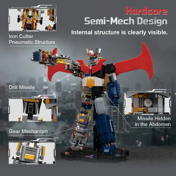 MAZINGER Z - Mechaniczny Mazinger Z - Blok konstrukcyjny 1901 szt.