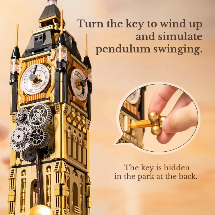 PANTASY - Steampunk Clock Tower Park - Blok konstrukcyjny