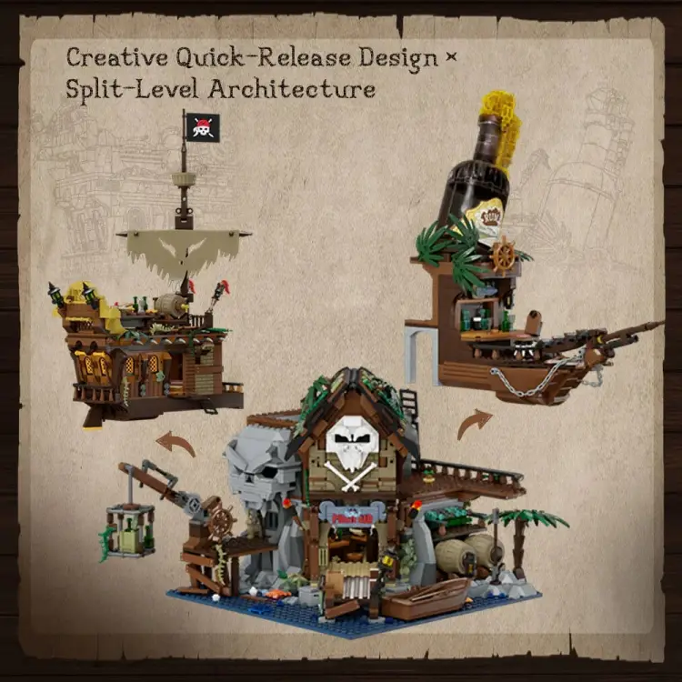 PANTASY - The Pirates Pub - Blok konstrukcyjny 2814 szt.