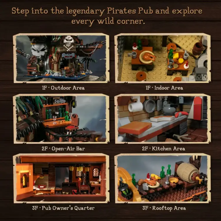 PANTASY - The Pirates Pub - Blok konstrukcyjny 2814 szt.