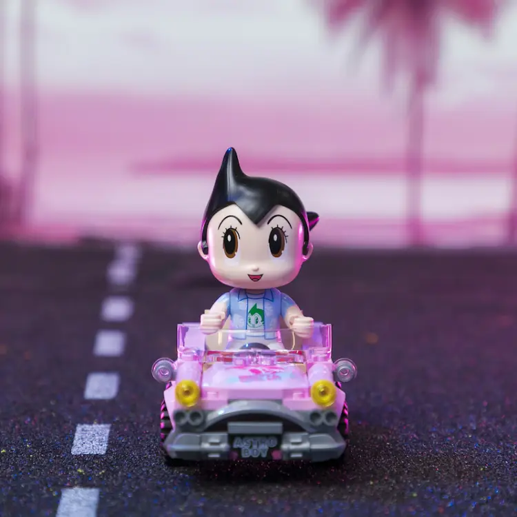 ASTRO BOY - zabytkowy samochód - klocek konstrukcyjny