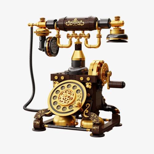 PANTASY - Retro Telefon - Blok konstrukcyjny 766 szt.