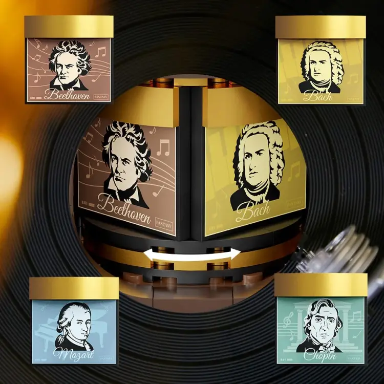 PANTASY - Retro Gramofon - Blok konstrukcyjny