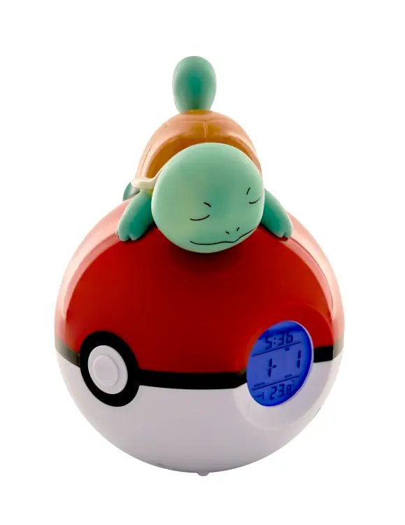POKEMON - Squirtle - Podświetlany budzik LED - 6 cali