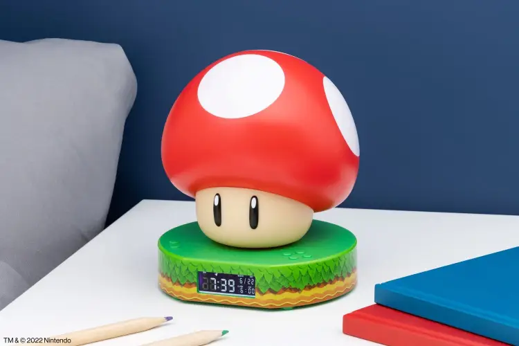 SUPER MARIO - Super Grzybek - Budzik 12 cm