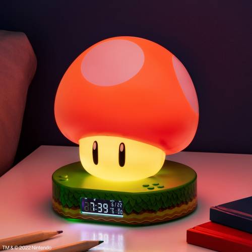 SUPER MARIO - Super Grzybek - Budzik 12 cm
