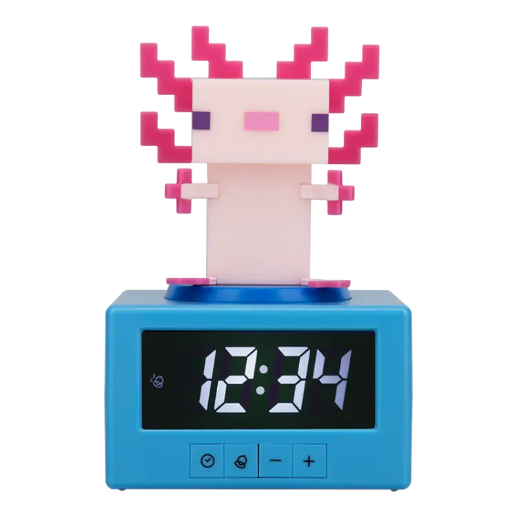 MINECRAFT - Axoloti - Icon Lamp Budzik 4,7 cala