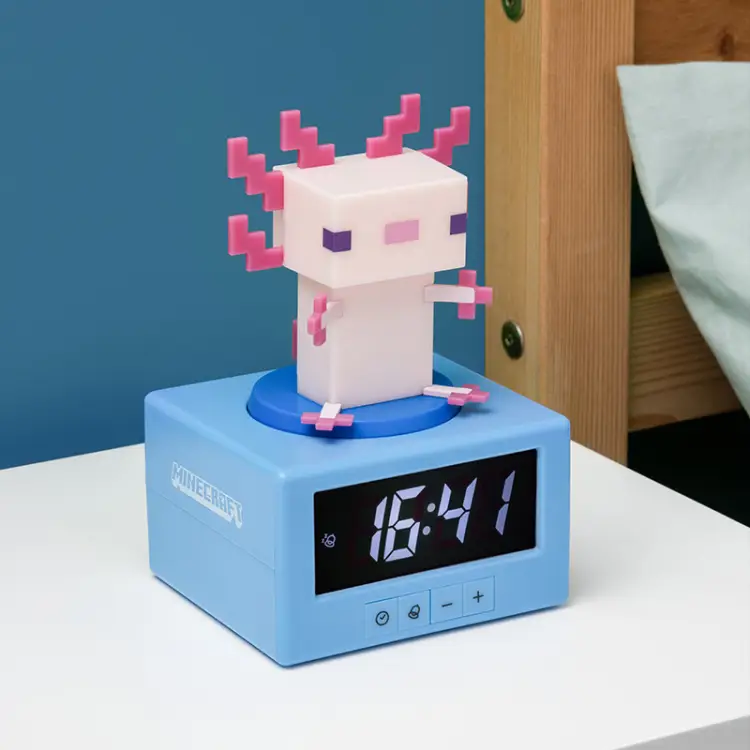 MINECRAFT - Axoloti - Icon Lamp Budzik 4,7 cala