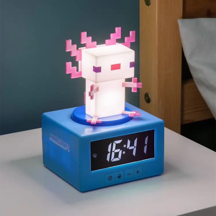 MINECRAFT - Axoloti - Icon Lamp Budzik 4,7 cala