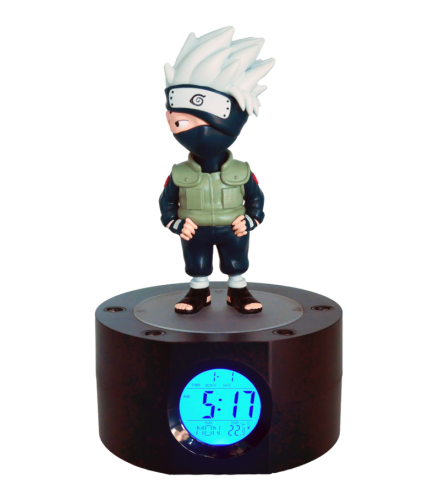 NARUTO - Kakashi - Podświetlany budzik LED - 18 cm