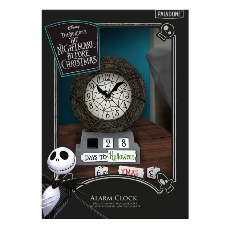 NIGHTMARE BEFORE CHRISTMAS - Odliczanie - Podświetlany budzik
