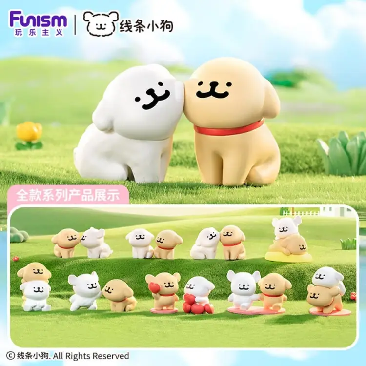 MALTESE - Happy Snuggling Series - Blind Box 8 X 2 Zestaw figurek 5-9cm