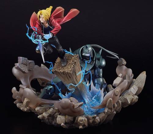 FULL METAL ALCHEMIST - Edward Elric & Alphonse Elric - statuetka 58 cm