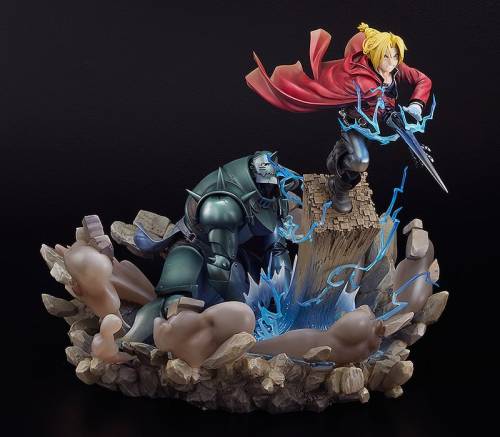 FULL METAL ALCHEMIST - Edward Elric & Alphonse Elric - statuetka 58 cm