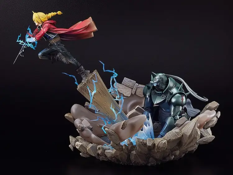 FULL METAL ALCHEMIST - Edward Elric & Alphonse Elric - statuetka 58 cm