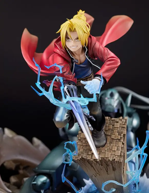 FULL METAL ALCHEMIST - Edward Elric & Alphonse Elric - statuetka 58 cm