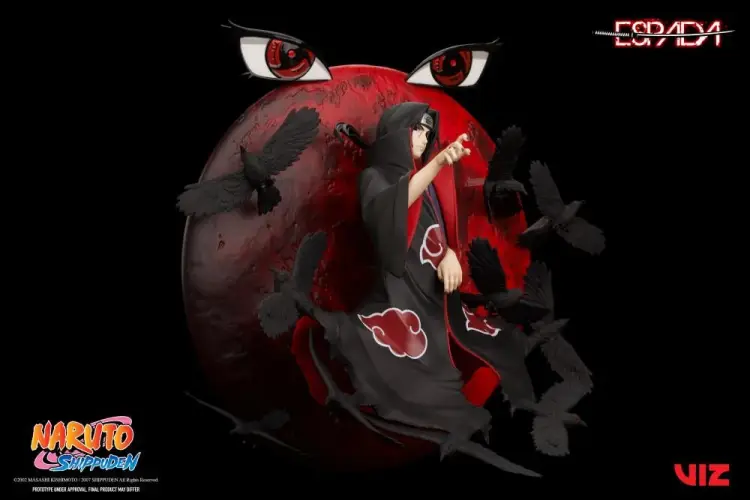 NARUTO SHIPPUDEN - Itachi Uchiha - Statuetka ścienna 25cm