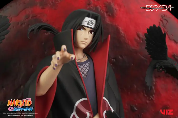 NARUTO SHIPPUDEN - Itachi Uchiha - Statuetka ścienna 25cm