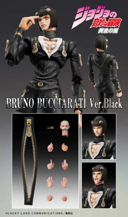 JOJO PART 5 - Bruno Bucciarati "Black Vers." - Figurka Chozokado 15cm