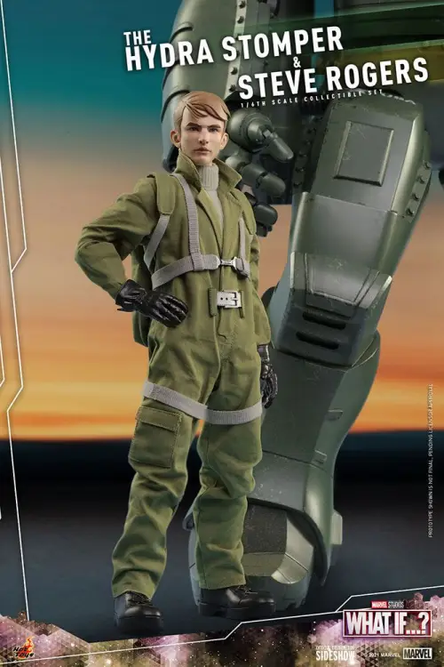 MARVEL - Hydra Stomper & Steve Rogers (What if...?) - Figurki 56cm