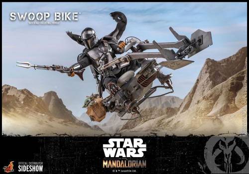 STAR WARS - Swoop Bike (Mandalorianin) - statuetka pojazdu 59 cm