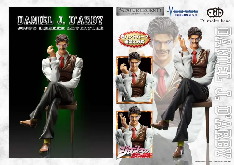 JOJO PART 3 - Daniel J Darby - Statuetka Legenda 14cm