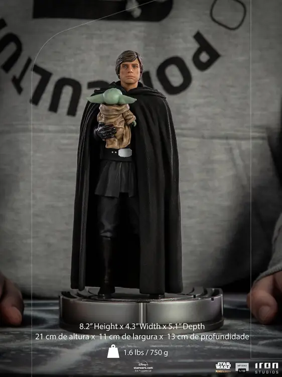 STAR WARS - Luke Skywalker i Grogu - Statuetka ArtScale 1/10 21 cm
