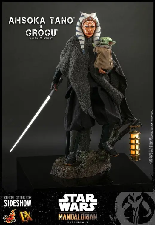 THE MANDALORIAN - Ahsoka i Grogu - Zestaw 2 figurek akcji 29 cm