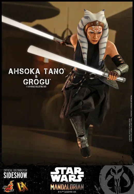THE MANDALORIAN - Ahsoka i Grogu - Zestaw 2 figurek akcji 29 cm
