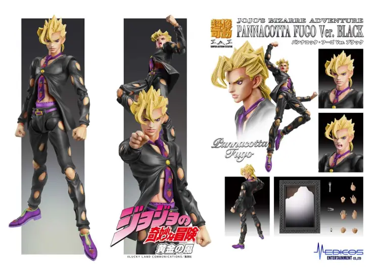 JOJO PART 5 - Pannacotta Fugo "Czarna wersja" - Figurka Chozokado 15 cm