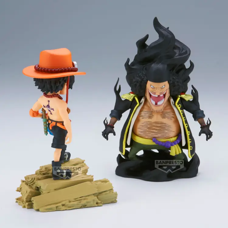 ONE PIECE - Ace VS Marshall D. Teach - Figurka WCF Log Stories 8cm