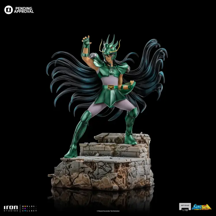 SAINT SEIYA - Smok Shiryu - Statuetka artystyczna w skali 1/10 24,2 cm
