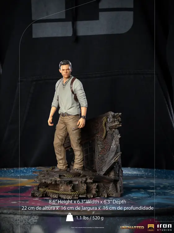 UNCHARTED - Nathan Drake - Statuetka ArtScale 1/10 Deluxe - 22 cm