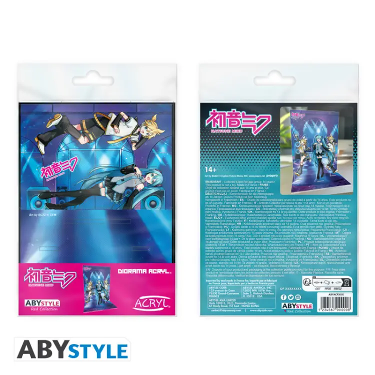 HASTUNE MIKU - Miku i przyjaciele - akrylowa diorama
