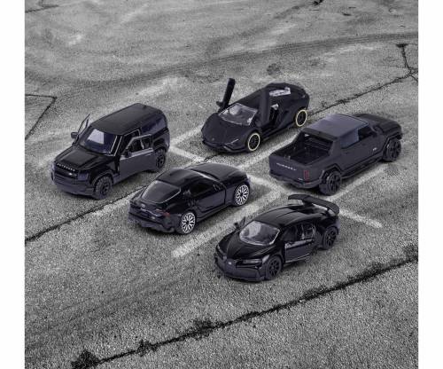 RIDE COOL - Black Edition - Zestaw 5 miniaturowych samochodów - 1:64