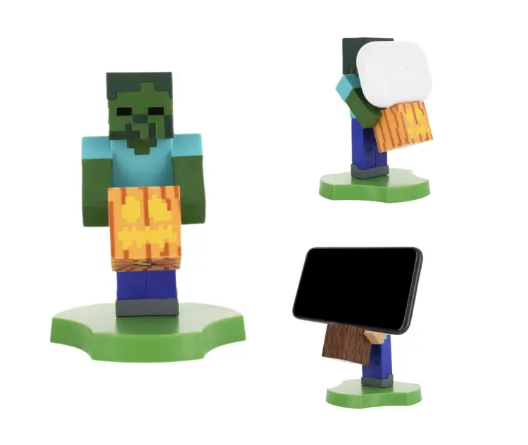 MINECRAFT - Zombie - Kontroler "Holdem" i obsługa telefonu - 11 cm
