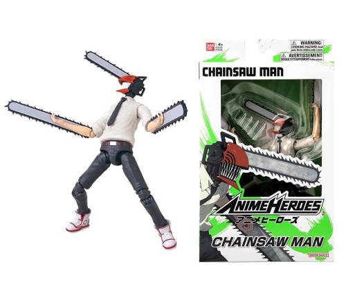 CHAINSAW MAN - Człowiek Piła Łańcuchowa - Figurka Anime Heroes 17cm