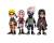 NARUTO SHIPPUDEN - Naruto, Kakashi, Itachi, ... - Zestaw 4 figurek. Minix 7cm