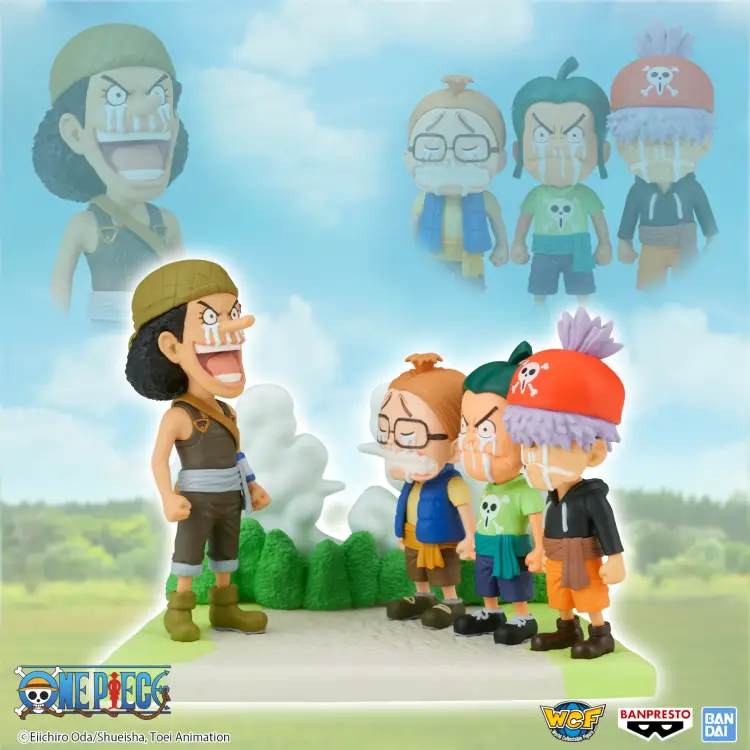 ONE PIECE - Usopp Pirates - Figurka WCF-Log Stories 7cm