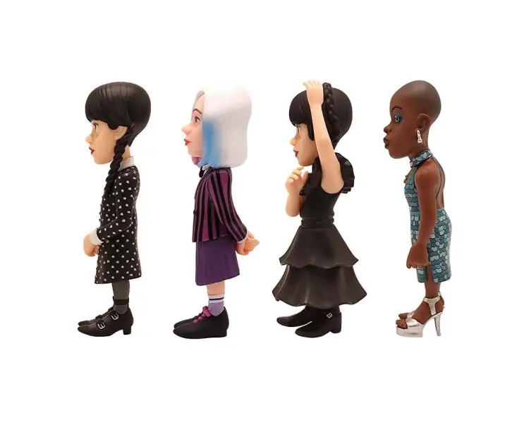 ŚRODA -Środa w sukience,Enid,Bianca -4 rys.Minix 7cm
