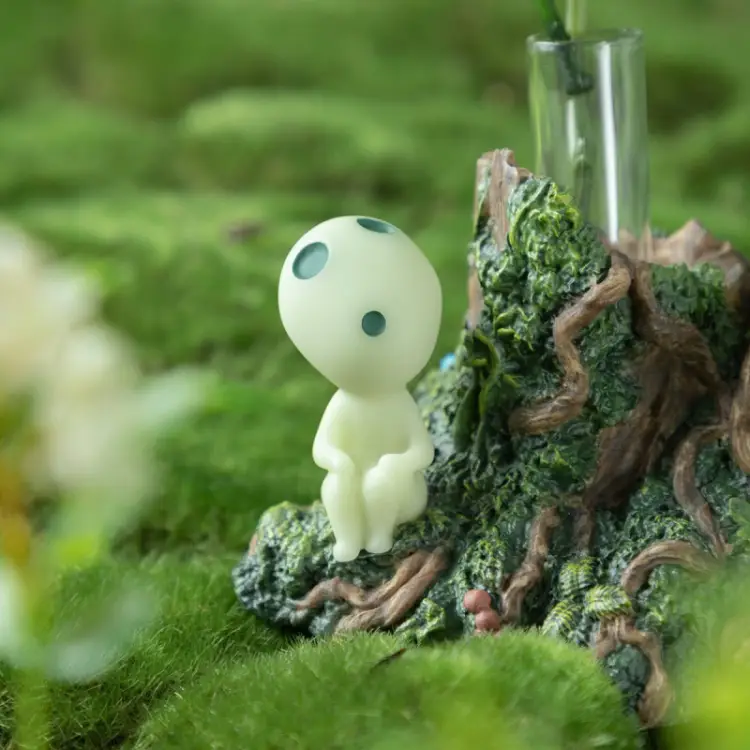 PRINCESS MONONOKE - Kodama - rys. Soliflore 11x8.5x9cm