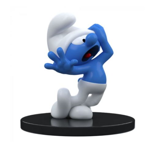 SMURF - Niezdarny Smerf - Figurka 4 cale