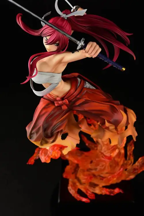 FAIRY TAIL - Erza Scarlet Samurai Ver. Kurenai - Statuetka OrcaToys 43cm