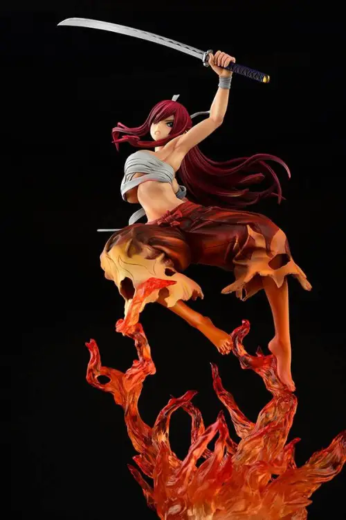 FAIRY TAIL - Erza Scarlet Samurai Ver. Kurenai - Statuetka OrcaToys 43cm