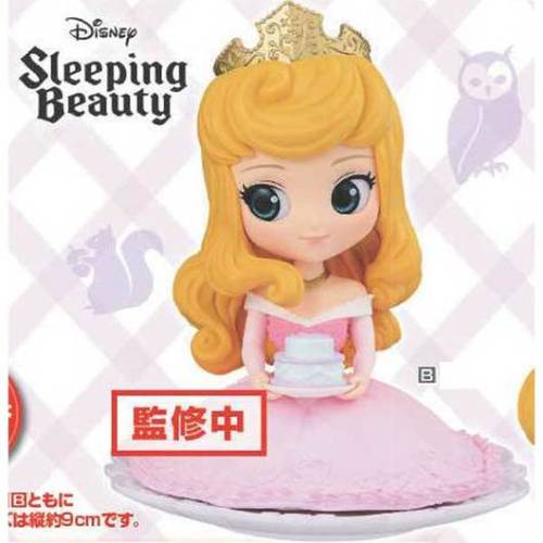 DISNEY - Q Posket SUGIRLY Księżniczka Aurora w pastelowej wersji kolorystycznej - 9 cm