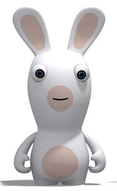 LAPINS CRETINS - Figurka Rabbid Smile - 9 cm