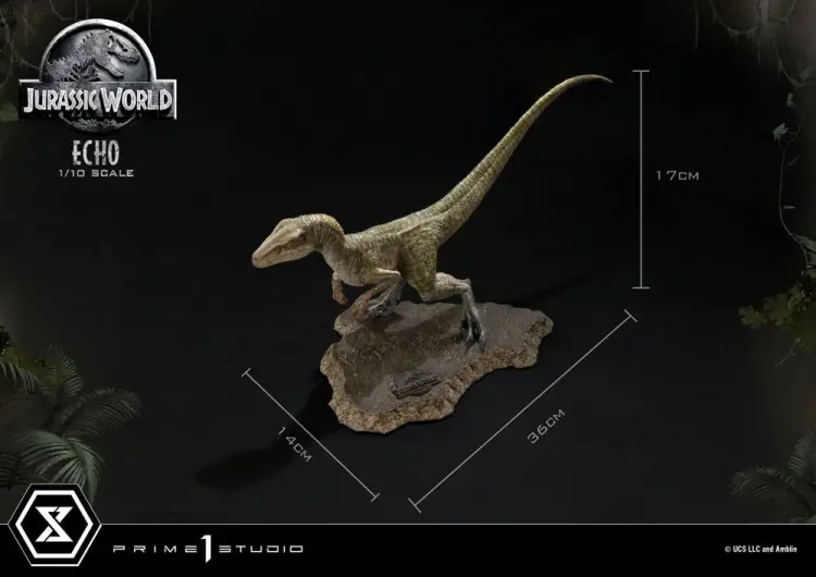 JURASSIC WORLD - Echo - Statuetka 17 cm